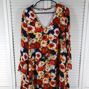 M - PinkBlush Floral Print Maternity - 100% Polyester